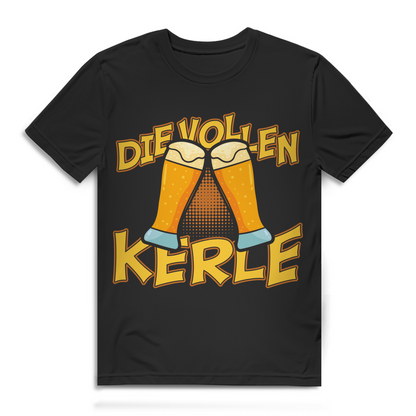 Herren T-Shirt Die vollen Kerle Bier Shirt Bio Baumwolle