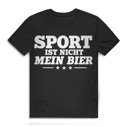 Herren T-Shirt Sport ist nicht mein Bier Feierabend Bio Baumwolle