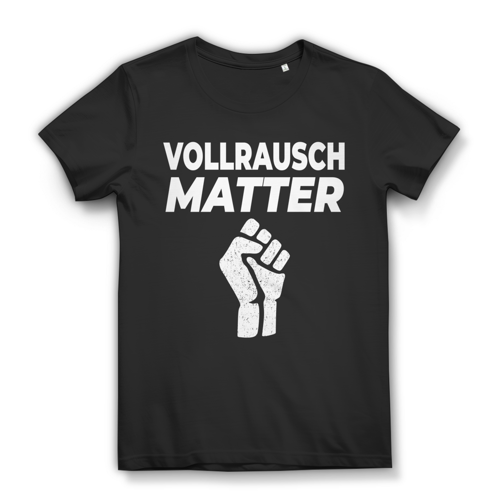 Damen T-Shirt Vollrausch Matter Saufspruch Shirt Bio Baumwolle