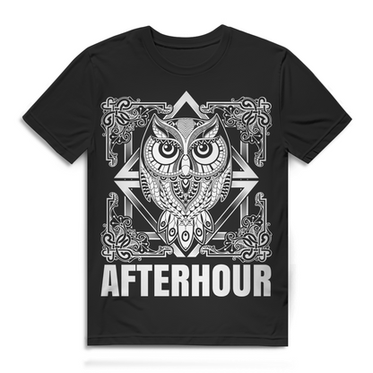 Herren T-Shirt Afterhour Eule Raver Shirt Bio Baumwolle