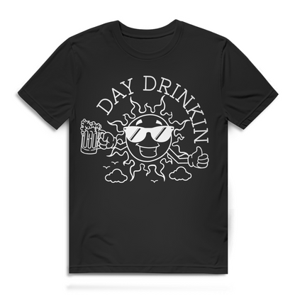 Day Drinkin Herren T-Shirt Sommer Bier Festival Bio Baumwolle