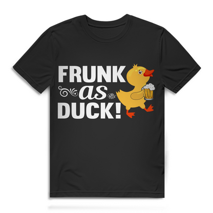 Frunk as Duck Herren T-Shirt Sauftour Festival Bierkrug Ente Partyshirt