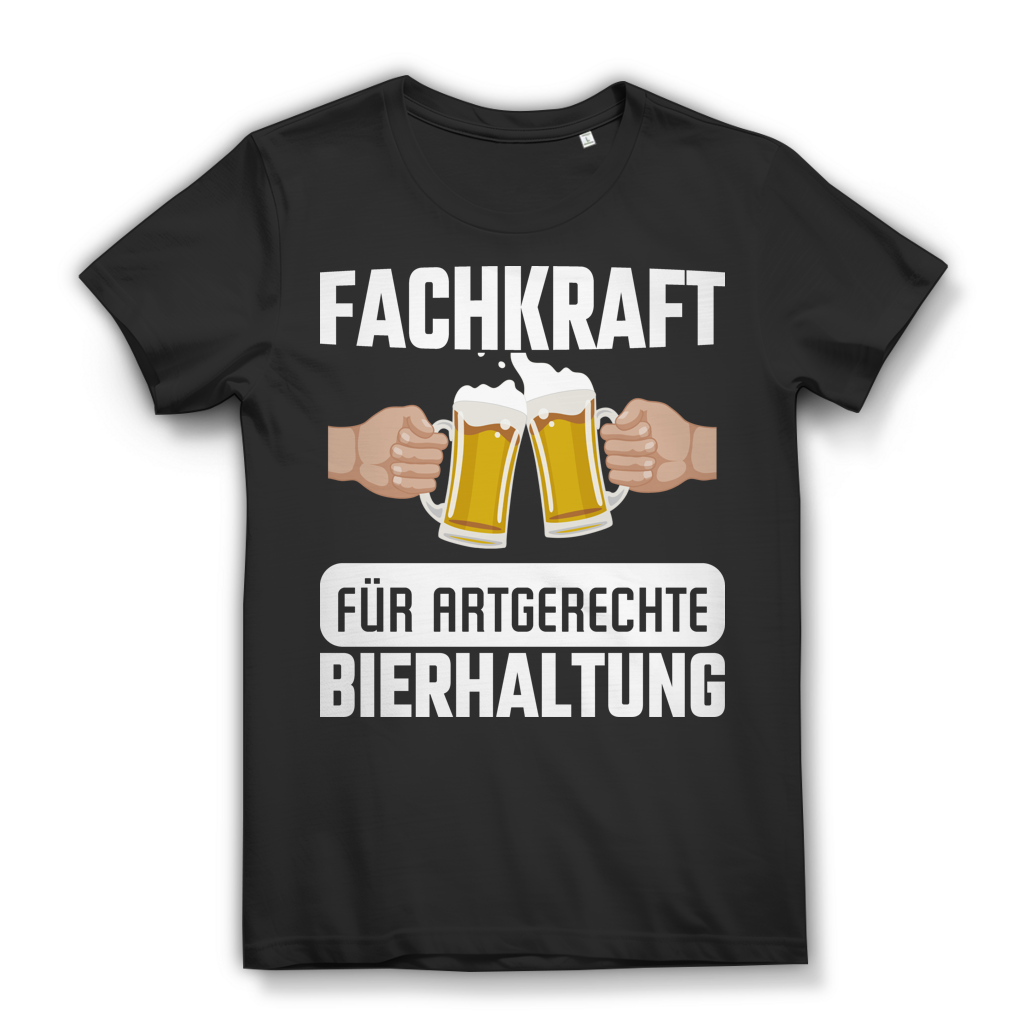 Fachkraft für artgerechte Bierhaltung Damen Bier T-Shirt Black