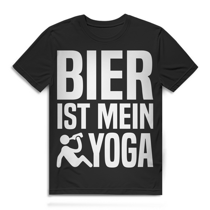 Bier ist mein Yoga Herren T-Shirt