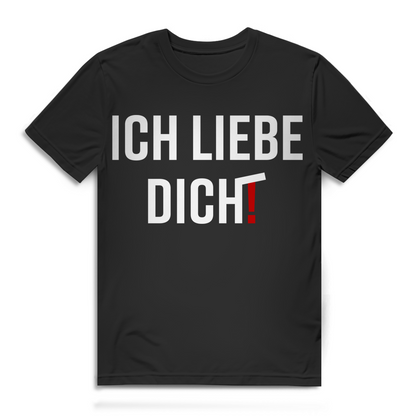 Ich liebe dicht Herren T-Shirt Alkohol Wortspiel Party Geschenk Shirt