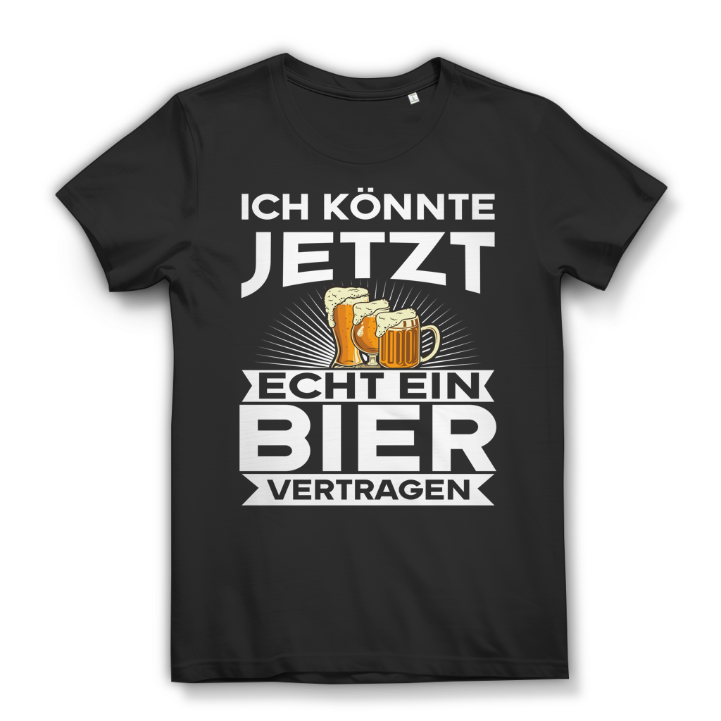 Ich Könnte Jetzt Echt Ein Bier Vertragen Damen T-Shirt Black