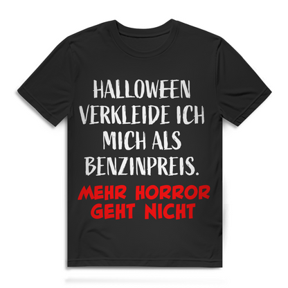 Halloween Als Benzinpreis Verkleidet Herren T-Shirt Kostüm Parodie