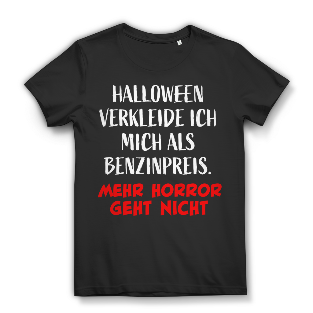 Halloween Als Benzinpreis Verkleidet Damen T-Shirt Kostüm Parodie Black