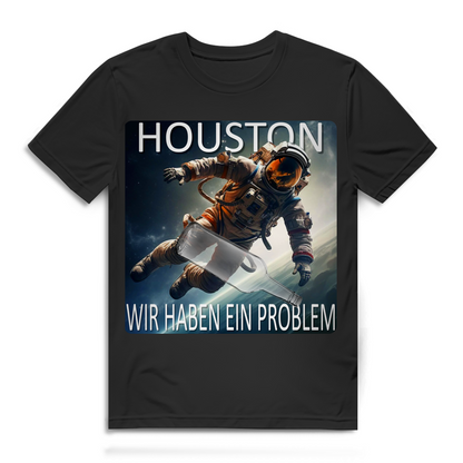 Houston Wir Haben Ein Problem Herren T-Shirt Bier Astronaut Weltraum