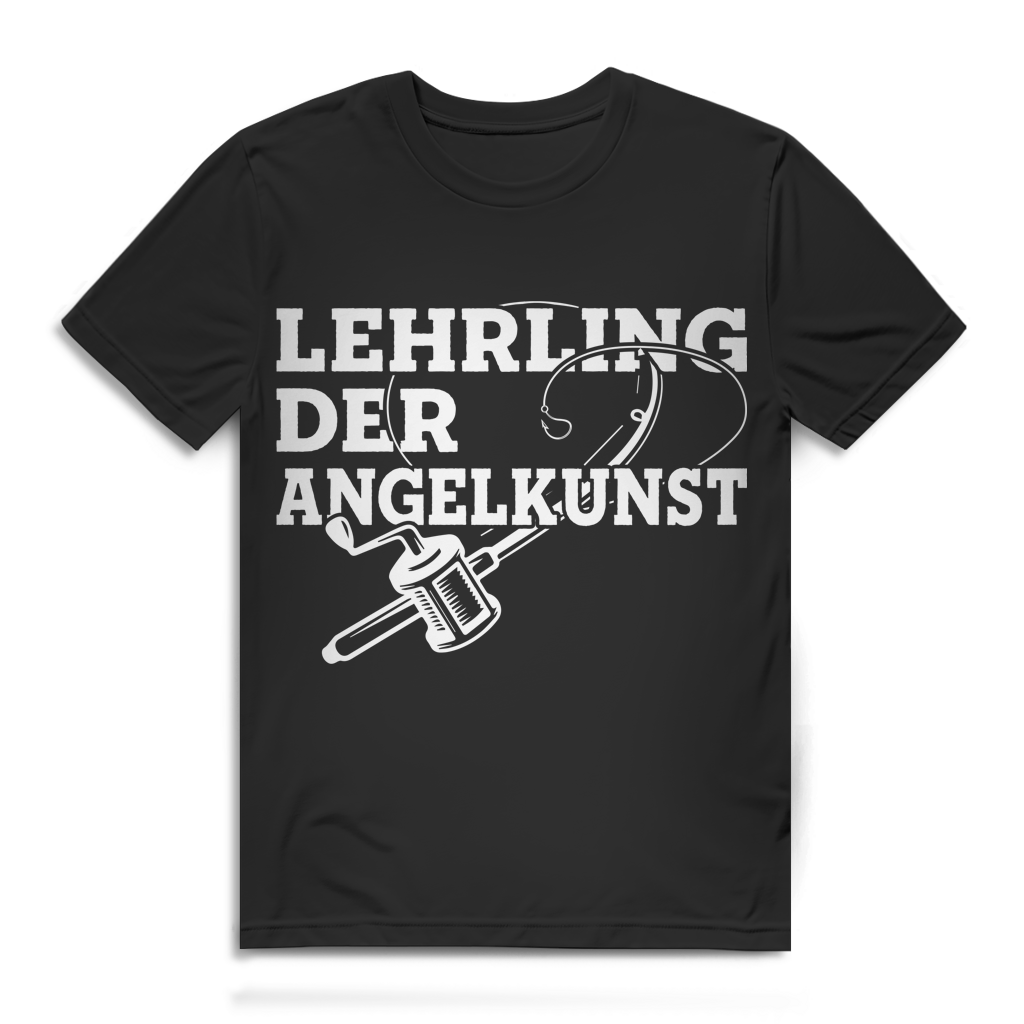 Lehrling Der Angelkunst Herren T-Shirt Angler Angel Anfänger