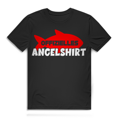 Offizielles Angelshirt Herren T-Shirt Angler Fisch Angeln