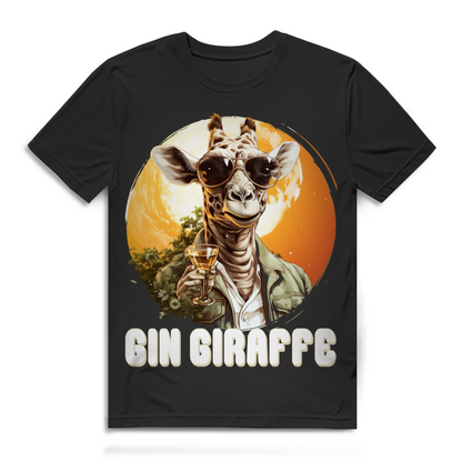 Gin Giraffe Herren T-Shirt Gin-Liebhaber
