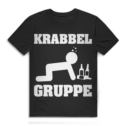 Krabbelgruppe Bier Sauftour besoffen Herren T-Shirt