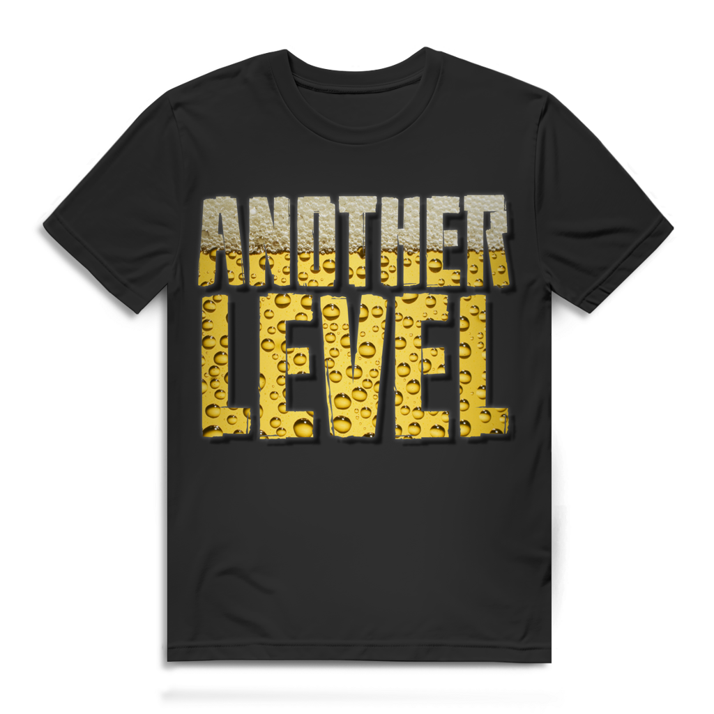 Another Level Herren T-Shirt Craft Beer Bier Pils Black