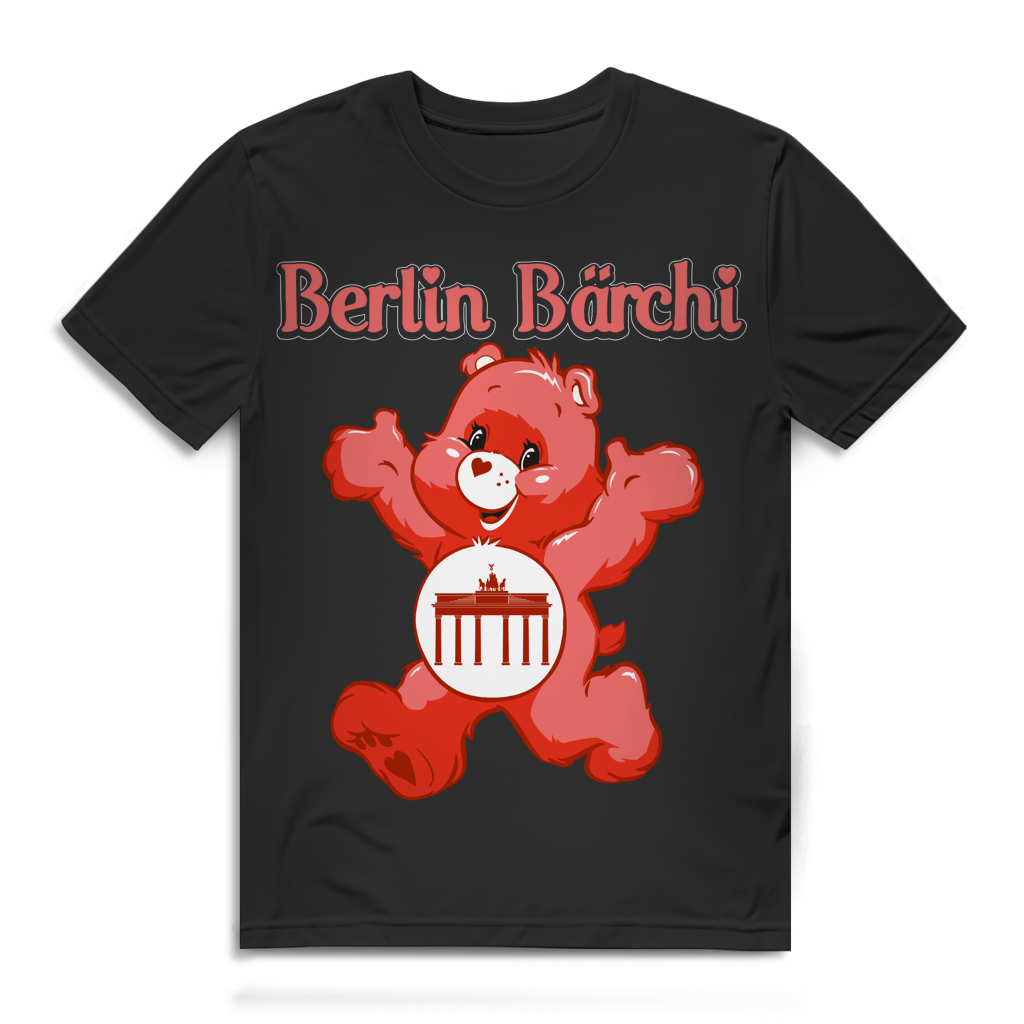 Berlin Bärchi Herren T-Shirt Brandenburger Tor Black