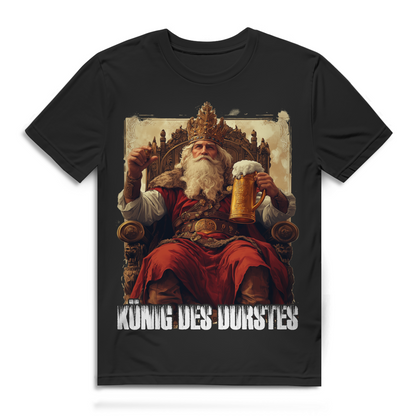 und Konig des Durstes Herren T-Shirt Bier Bierkönig Thron