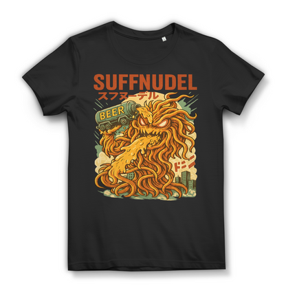 Suffnudel Damen T-Shirt Ramen Kaiju Monster Japan Anime Nudel