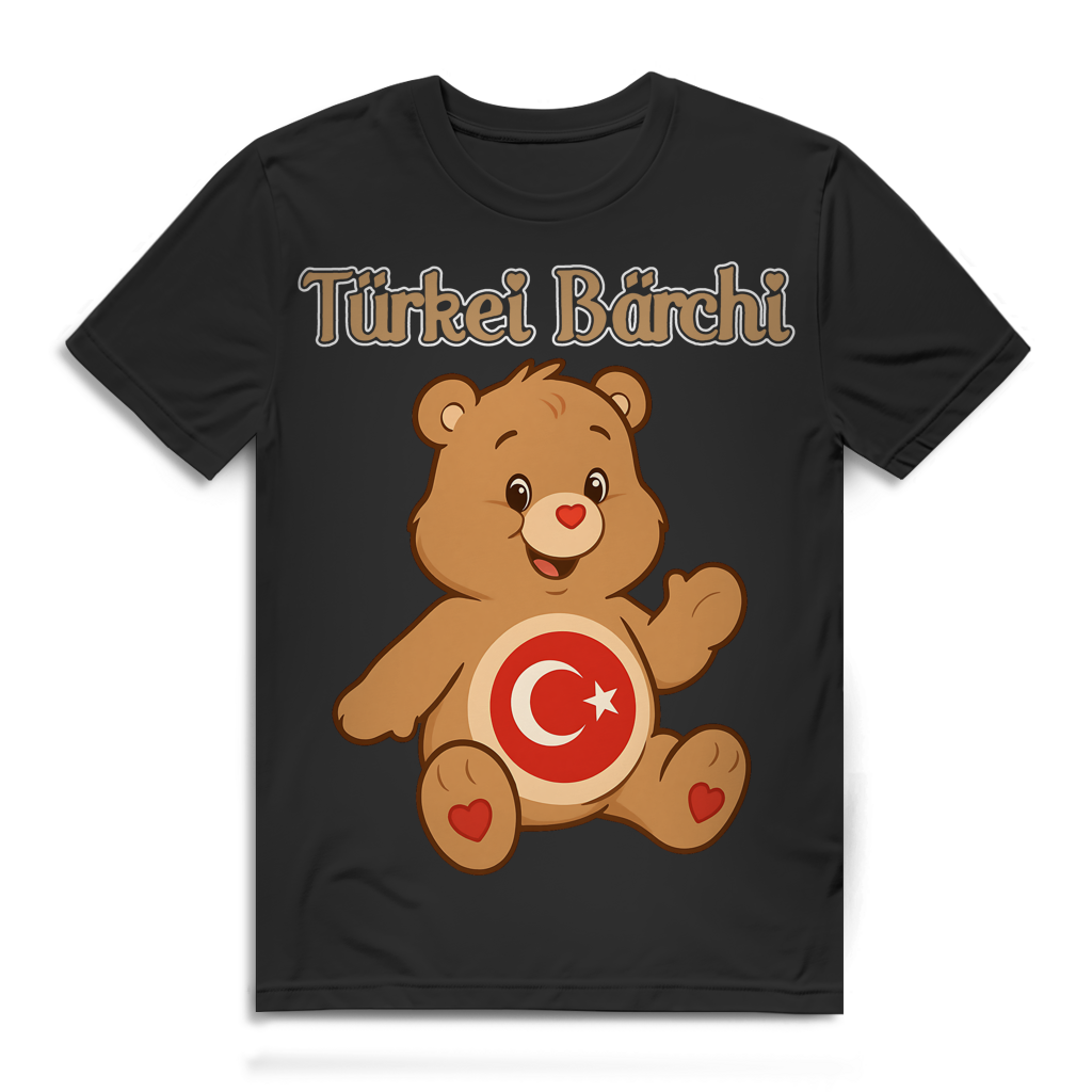 Türkei Bärchi Herren T-Shirt Flagge Halbmond Stern