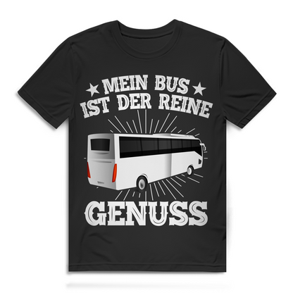 Mein Bus ist der reine Genuss Herren T-Shirt Busfahrer