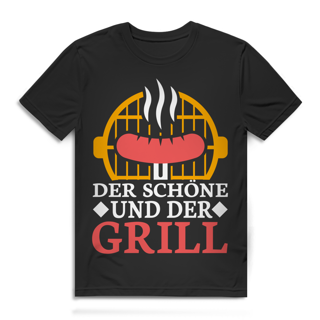 Der weltbeste Grillmeister bei der Arbeit Herren T-Shirt Grillen Bierchen