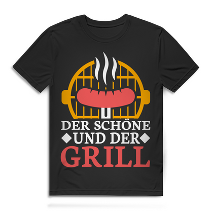 Der weltbeste Grillmeister bei der Arbeit Herren T-Shirt Grillen Bierchen