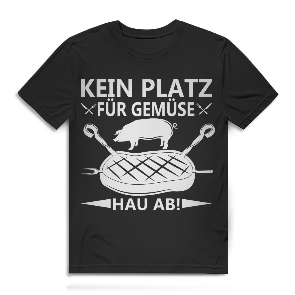 Kein Platz für Gemüse hau ab Herren T-Shirt