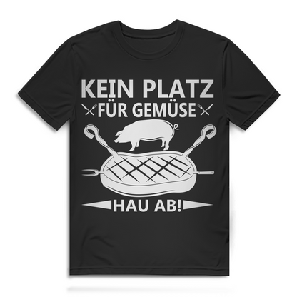 Kein Platz für Gemüse hau ab Herren T-Shirt