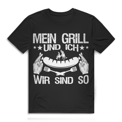 Mein Grill und ich wir sind so Herren T-Shirt