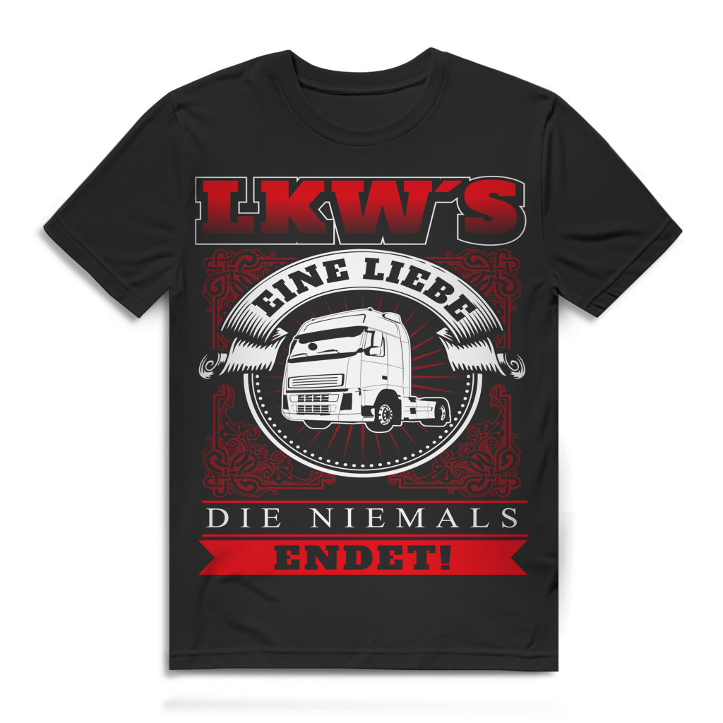 LKWs eine Liebe die niemals endet Herren T-Shirt