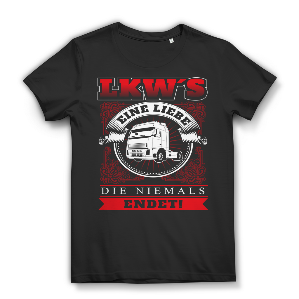 LKWs eine Liebe die niemals endet Damen T-Shirt Black