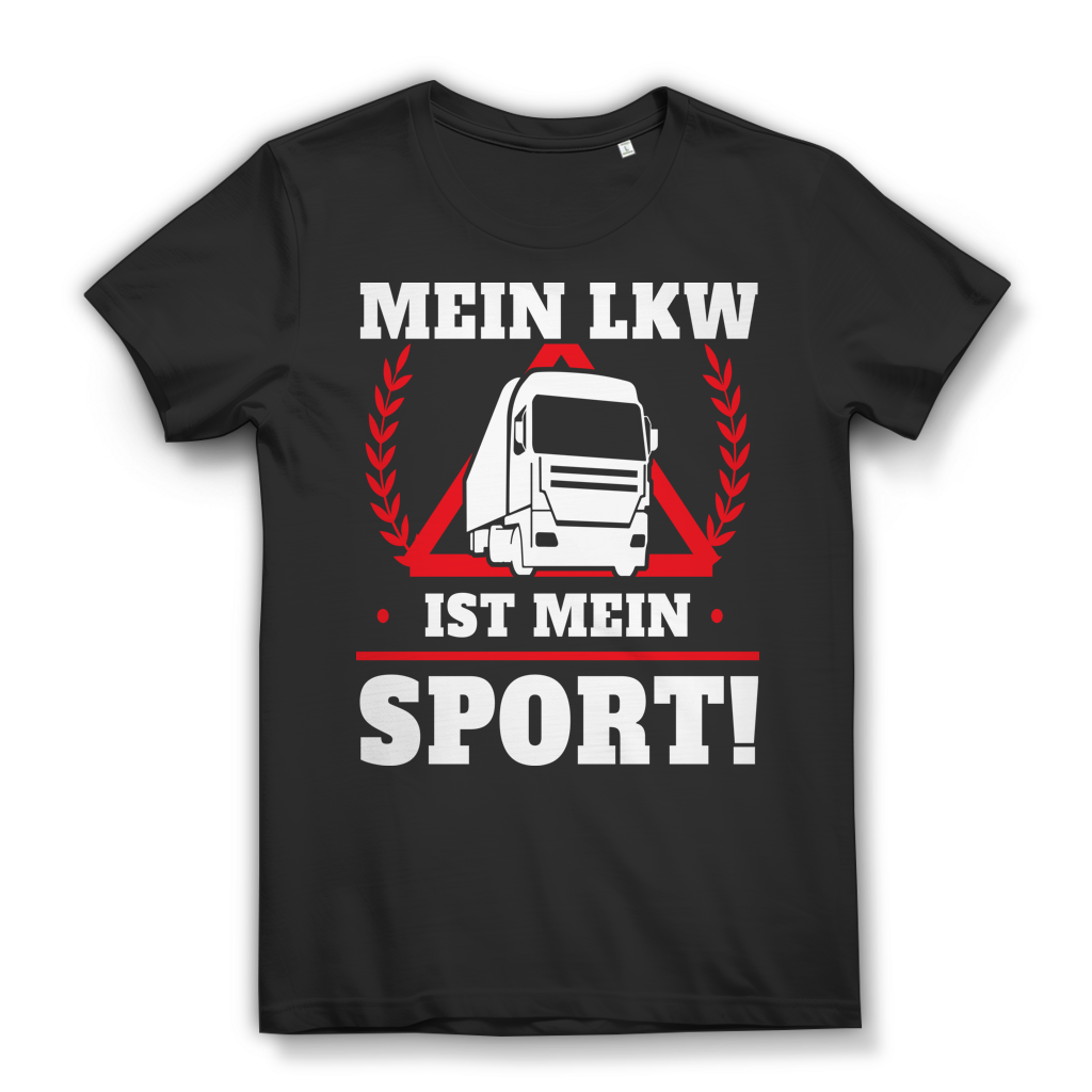 Mein LKW ist mein Sport Damen T-Shirt Black