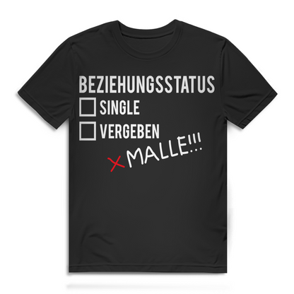 Beziehungsstatus Single Vergeben Malle Herren T-Shirt