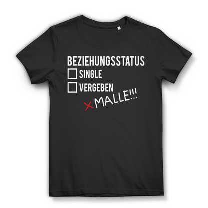Beziehungsstatus Single Vergeben Malle Damen T-Shirt