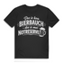 Des is koa Bierbauch des is mei Notreserve Herren T-Shirt Black