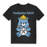 Handwerker Bärchi Herren T-Shirt Hammer Nägel Motiv Funshirt Black