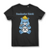 Handwerker Bärchi Damen T-Shirt Hammer Nägel Motiv Funshirt Black
