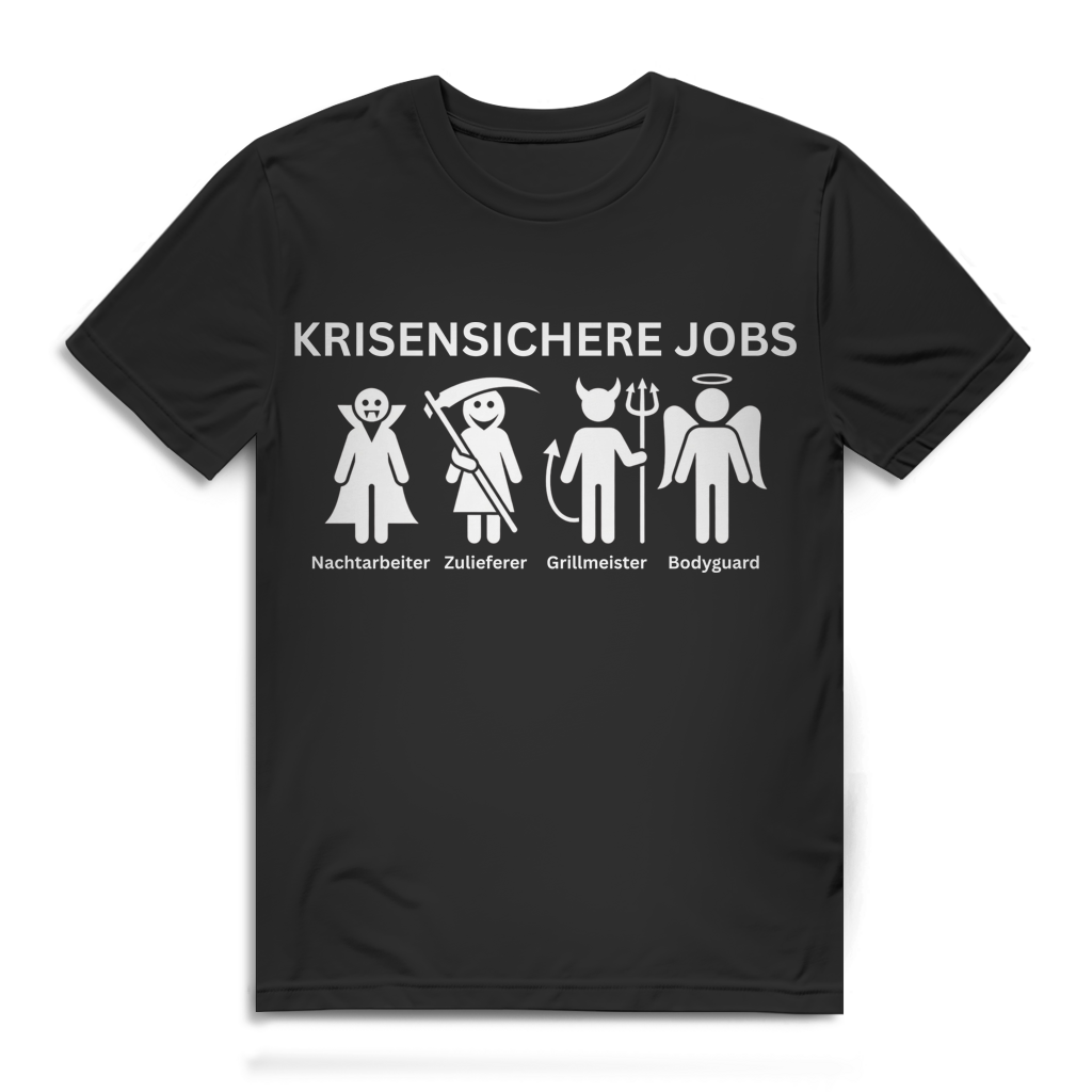 Krisensichere Jobs Herren T-Shirt Black