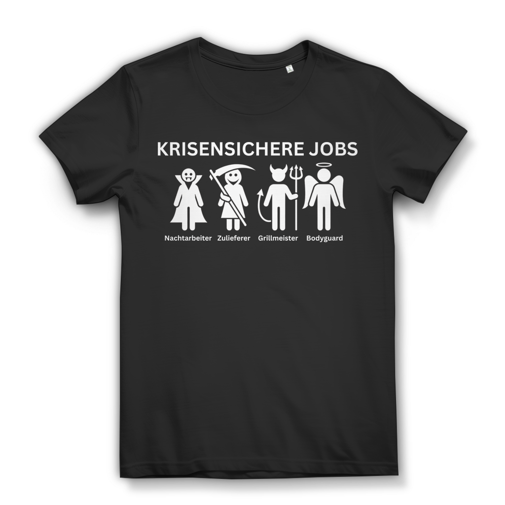 Krisensichere Jobs Damen T-Shirt Black