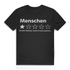 Menschen Absoluter Albtraum Herren T-Shirt 1 Stern Funshirt Black