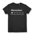 Menschen Absoluter Albtraum Damen T-Shirt 1 Stern Funshirt Black