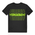 Vergeben Neon Glitch Herren T-Shirt Black