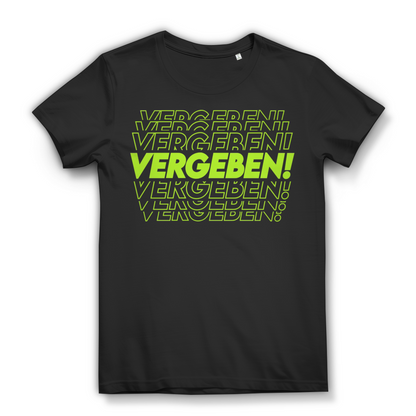 Vergeben Neon Glitch Damen T-Shirt Black