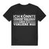 Ich könnte Gewicht verlieren aber verliere nie Herren T-Shirt Black