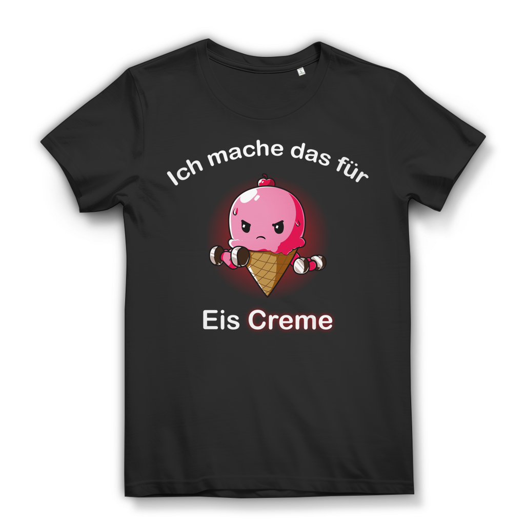 Ich mache das für Eis Creme Damen T-Shirt Black