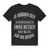 Je größer der Dachschaden umso besser Blick auf Sterne Herren T-Shirt Black