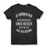 Je größer der Dachschaden umso besser Blick auf Sterne Damen T-Shirt Black