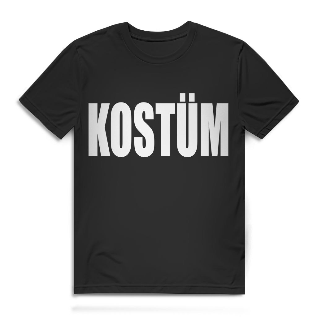 Kostüm Herren T-Shirt Scherzkostüm für Verkleidungsfaule Black