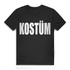 Kostüm Herren T-Shirt Scherzkostüm für Verkleidungsfaule Black