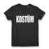 Kostüm Damen T-Shirt Scherzkostüm für Verkleidungsfaule Black
