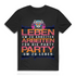 Leben um zu arbeiten für die Party Herren T-Shirt Black
